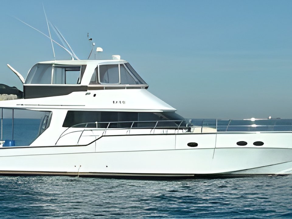 Alegria 56ft flybridge cruiser for boat hire in Perth