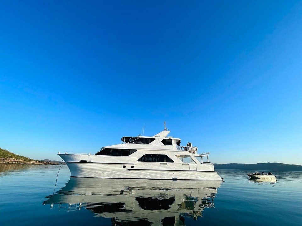 Diversity II 70ft luxury motor yacht for boat hire in Perth