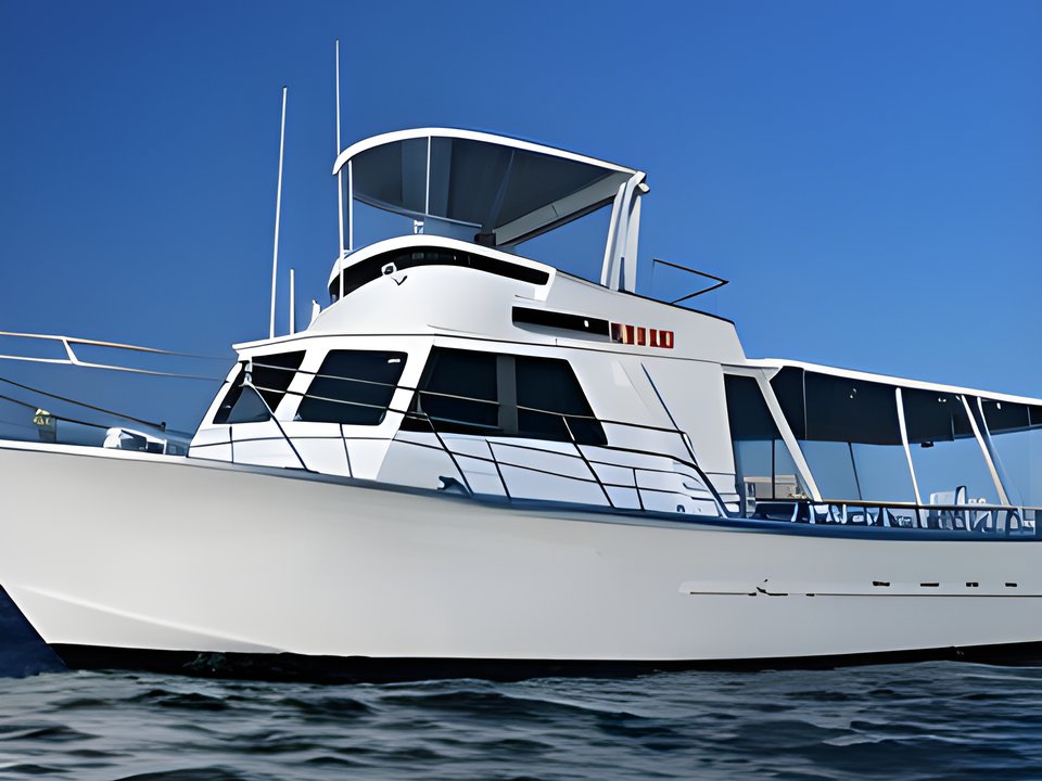 Pia Rebecca 43ft day cruiser for boat hire in Perth