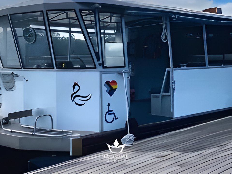 Ruby Swan 29ft river cruiser for boat hire in Perth
