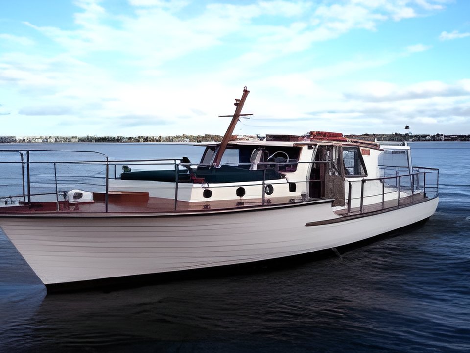 Vlaming 40ft classic timber cruiser for boat hire in Perth