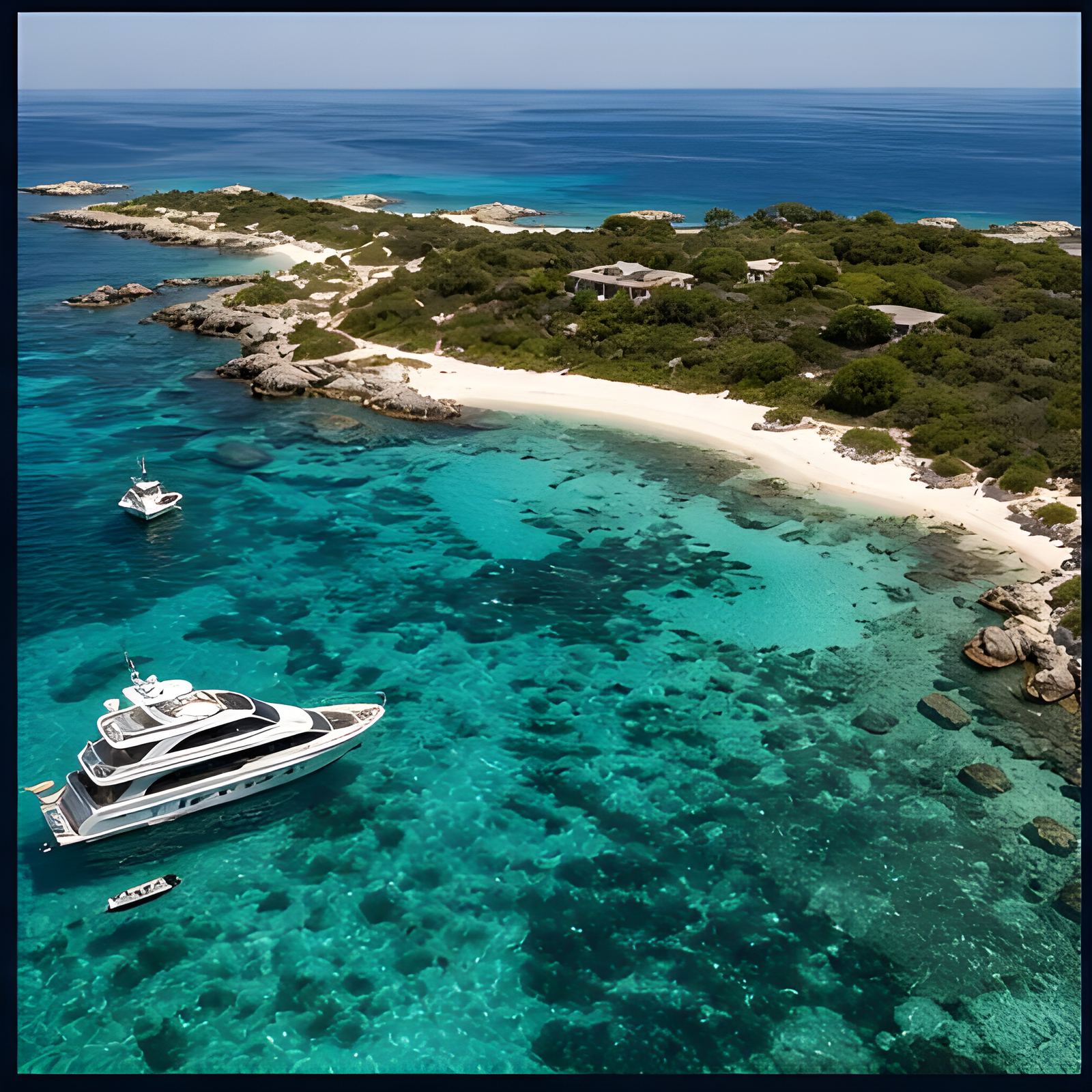Turquoise water and white sand beach in Western Australia
