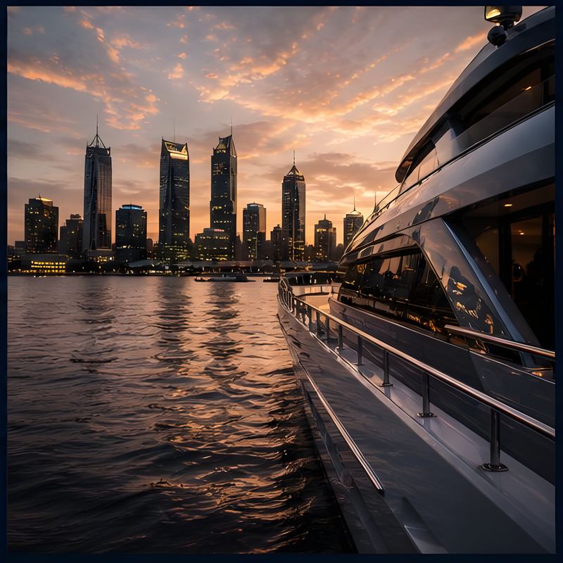 Swan River sunset cruise in Perth